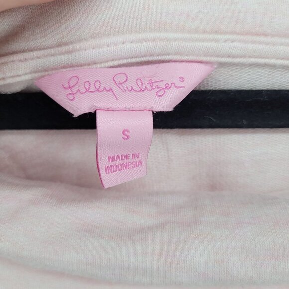 Lilly pulitzer Womens small pink Belinda pullover off shoulder long sleeve - Picture 4 of 10